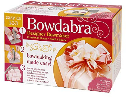 Darice 00407001410 Bowdabra Bow Maker and Craft Tool, Gray