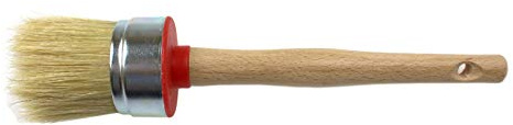 Natural Bristle Round Paint Brush 1 pc - fi40 mm