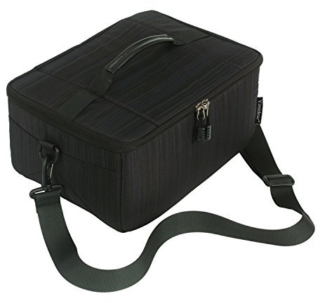 Yimidear Wasserdicht Stoß Partition Gepolsterte Kamerataschen Spiegelreflexkamera Taschen Schutzhülle Mit Top Griff und verstellbarem Schultergurt für SLR DSLR Objektiv oder Blitzlicht