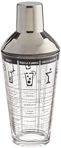 Franmara 8151-bx Recette Shaker, Acier Inoxydable/Verre