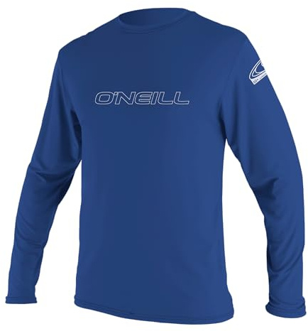 O'Neill Wetsuits Herren Basic Skins 50+ L/S Rash Guard, Pacific, M