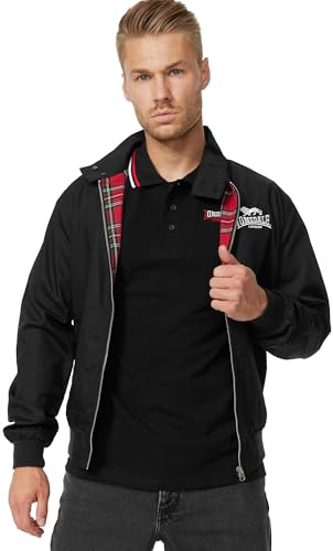 Lonsdale London Acton - Chaqueta para Hombre, tamaño M, Color Negro