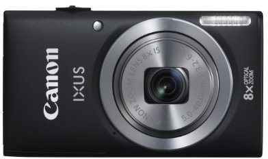 Canon IXUS 132 Digitalkamera (16 MP, 8-Fach Opt. Zoom, 6,9cm (2,7 Zoll) Display, bildstabilisiert) schwarz