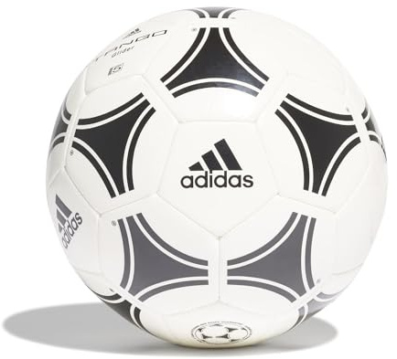 adidas Uomo Tango Glider Football/Soccer Ball Recreation Ball, white/black, 5