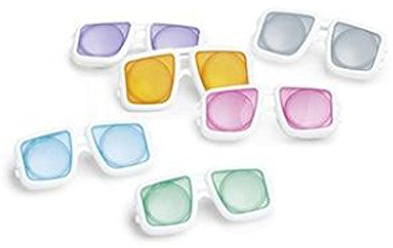 Kontaktlinsenbehälter SONNENBRILLE für weiche Kontaktlinsen grün