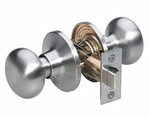 Master Lock Türknauf für Flur, Schrank, Keks-Stil, satiniertes Nickel, BCO0415