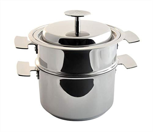 Baumstal 9316 3 i 1 matlagningsset: 18/10 rostfritt stål multikokare 16 cm