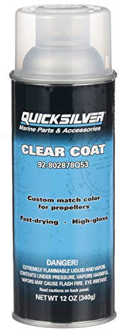 Quicksilver 802878Q53 Clear Coat Enamel Spray Paint