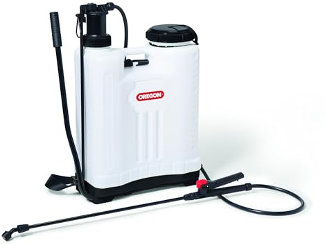 Oregon - Pulvérisateur à Dos de Jardin pour Désherbant/Produits avec Lance et 2 Buses de Pulvérisation Réglables, 20 Litres (518771)