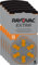 4 x Rayovac Type 13 Hearing Aid Batteries (6 Pack) + 1 Pack Free!
