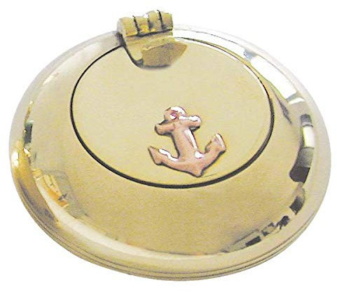 Buddel-Bini Versand Klappaschenbecher Aschenbecher Ascher Messing Ø 6cm