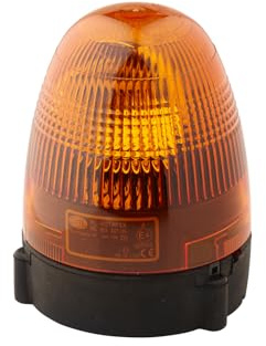 HELLA 2RL 007 337-041 Halógena-Luz de identificación omnidireccional - KL Rotafix - 12/24V - amarillo - montaje exterior/atornillado - Conector: Conector plano