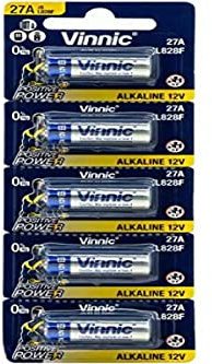 Vinnic Blister 5 Pilas 27a Alcalina 12v L828f L828f