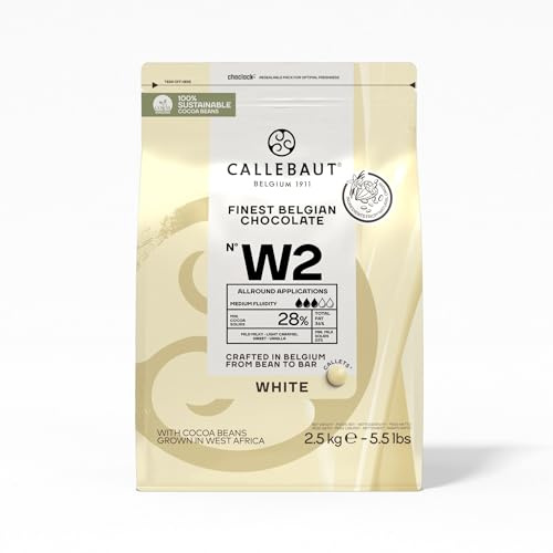 Weiße Kuvertüre, Callebaut W2, 2,5 kg