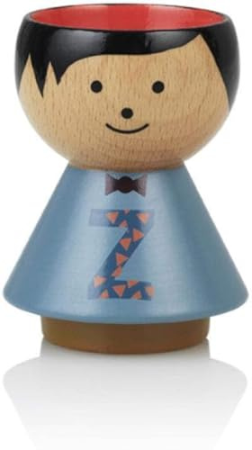 Lucie Kaas Bordfolk Coquetier en Bois de hêtre Multicolore Hauteur 6 cm