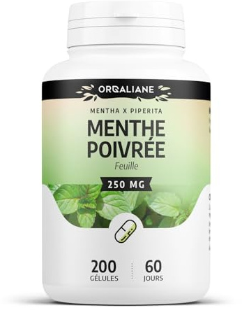 Menthe Poivrée - 250 mg - 200 gélules