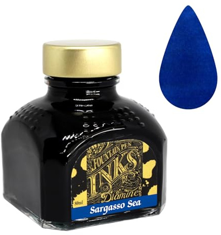 Diamine Füllfederhalter-Tinte, 80 ml, Türkis Sargasso Sea