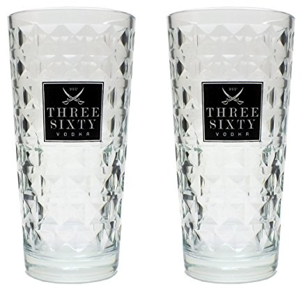 Three Sixty Vodka Longdrinkglas - 2 Stück, 0.3 liters
