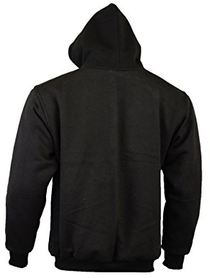 Giacca moto per donna con cappuccio interamente foderate Dupont Kevlar - - fibre elastolefina - CE-protezioni nero 42