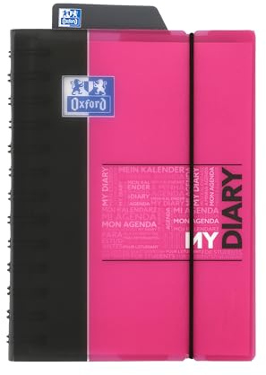 Oxford Student 2016-2017 akademisk dagbok, 1 dag per sida, 352 sidor (svenskt språk inte garanterat] 12 x 18 rosa