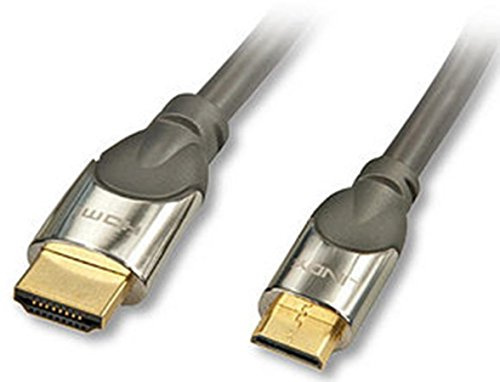 LINDY 0.5m HDMI A/C Cable cable HDMI 0,5 m HDMI tipo A (Estándar) HDMI Type C (Mini) Negro - Cables HDMI (0,5 m, HDMI tipo A (Estándar), HDMI Type C (Mini), 10,2 Gbit/s, Negro)
