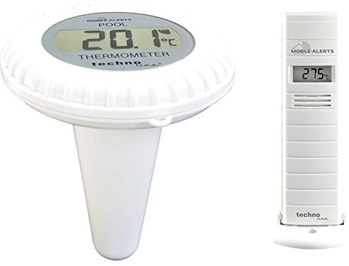 TECHNOLINE Wetterstation Haus-Überwachungs-System Mobile - Alerts, weiß, 3,8 x 2,1 x 12,8 cm, MA 10700