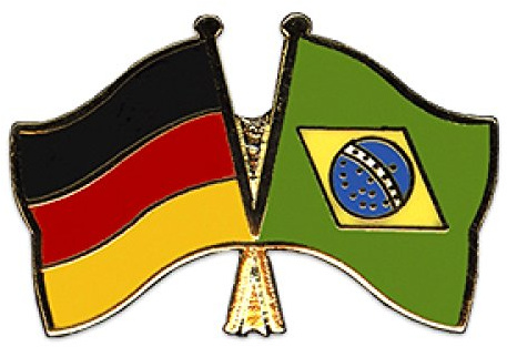 Everflag Freundschaftspin: Deutschland-Brasilien