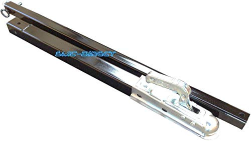 Heavy Duty 3500kg Car Recovery Tow Pole 1.8M Towing Bar 3.5 Ton Pulls Car, Van, 4x4 Emergency Breakdown Complete With 50mm Tow Hitch Coupling