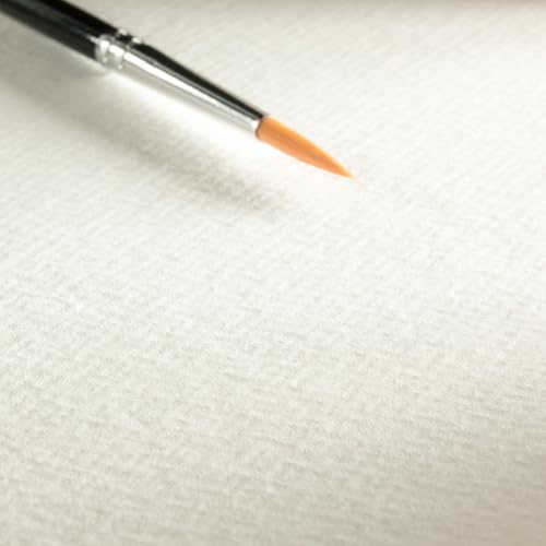 Hahnemühle Britannia Aquarellrolle, raues naturweißes Aquarellpapier, 300 g/m², 1,25 x 10m