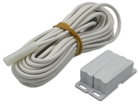 Schabus Reed-Kontaktschalter SHT 3010 Schließer IP44 8 m, speziell für den Außenbereich als Tür/Fensterschalter, Überwachungsschalter für Alarmanlagen, Endschalter, Modellbau