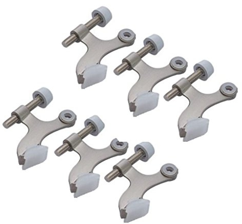 6-Pack Hinge Pin Satin Nickel Door Stopper