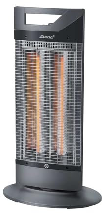 Calefactor radiante de carbono Steba con enrollador de cable y protección contra sobrecalentamiento. Ahorra energía y es eficiente, ya que no libera energía al medio ambiente. CH 1 ECO.