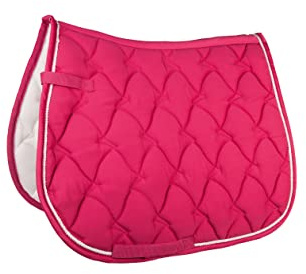 HKM Cassandra Softice Sattelunterlagen Pink/Silber One Size, M