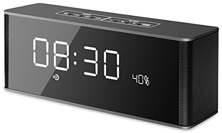 Altoparlanti Bluetooth 3.0, casse acustiche portatili alta qualità, una maggiore basso,FM,LED orologio, carta di TF, cavo USB, audio AUX ,per il sistema Android, il sistema IOS , smartphone, iPhone