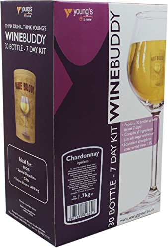 Home Brew & Wine Making - Winebuddy 30 Bottle White Wine Refill - Chardonnay Ingredient Kit