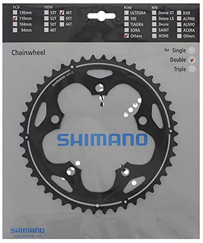 Shimano FC-CX50 chainring, 46T G-type, black