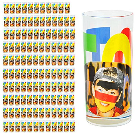 Luminarc 120er Set Wasserglas Face Tatoo