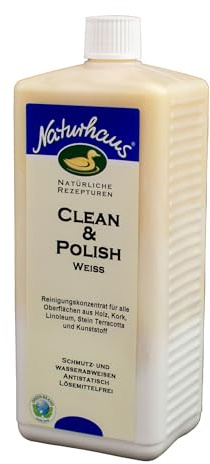 NATURHAUS NATURFARBEN Clean und Polish, 1 Stück, weiß, 1 l