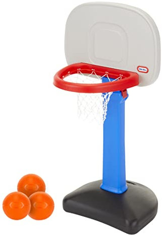 little tikes XCC642340 Easyscore Basketball Toy Set, Blue, 23.75 x 22 x 61 inches