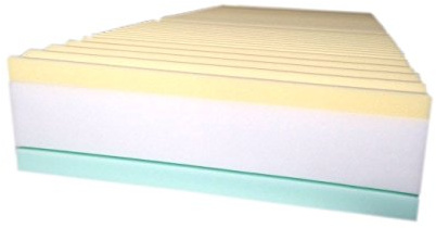 MATERASSO SOTTOCOSTO MEMORY 160X190 3 STRATI 3D AIR FRESH ALTO 25, CON SOTTOFODERA, 9 ZONE 2D AD INCASTRO, ORTOPEDICO E ANALLERGICO, EXTRA COMFORT E TRASPIRANTE, MADE IN GERMANY, FODERA 3D AIR FRESH. ADATTO SOPRATTUTTO PER CHI HA UN PESO SUPERIORE AI 100 KG.