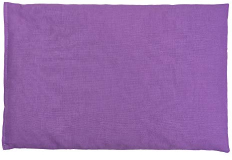 Saco térmico de semillas 30x20cm malva | Almohada térmica | Cojín de calor y frio | Cojín con pepitas de uva