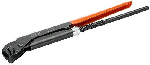 Bahco 140 Swedish Model Pipe Wrench, Red/Black, 210 mm