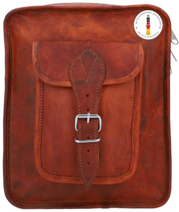 Gusti Lenkertasche Gepäckträgertasche - Dietrich T. Umhängetasche Fahrradtasche Ledertasche Vintage Braun Leder