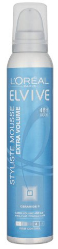 L'Oréal Elvive Styliste Extra Volume Mousse, 200 ml, Pack of 3