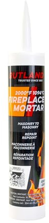 Rutland Products Fireplace Mortar, Grey, 10.3 fl oz