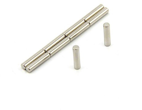 N42 Neodymium Magnet for Arts, Crafts, Model Making, DIY, Hobbies, Office, and Home - 3mm dia x 13mm thick - 0.42kg Pull - Pack of 10