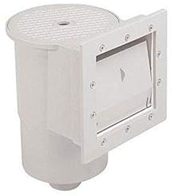 GRE AR100 - Skimmer pour Le Nettoyage et la Filtration des piscines Standard + vanne de Retour. Système de Filtration pour piscines. Couleur Blanche, 27 x 22 x 35 cm