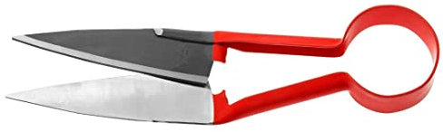 Cisaille à buis confort Berger 27310 à ressort rond, modèle incliné, longueur de lames : 14 cm