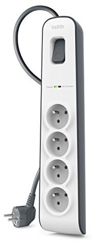 Belkin Parafoudre 4 prises, 525 Joules, cordon 2 m Blanc
