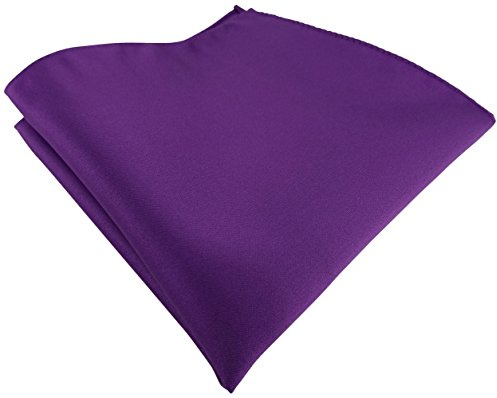 TigerTie Satin Einstecktuch einfarbig Uni - Tuch Polyester - Größe 26 x 26 cm